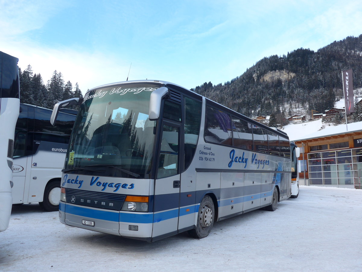 (177'770) - Jacky Voyages, Ch�teau-d'Oex - VD 1188 - Setra am 7. Januar 2017 in Adelboden, ASB