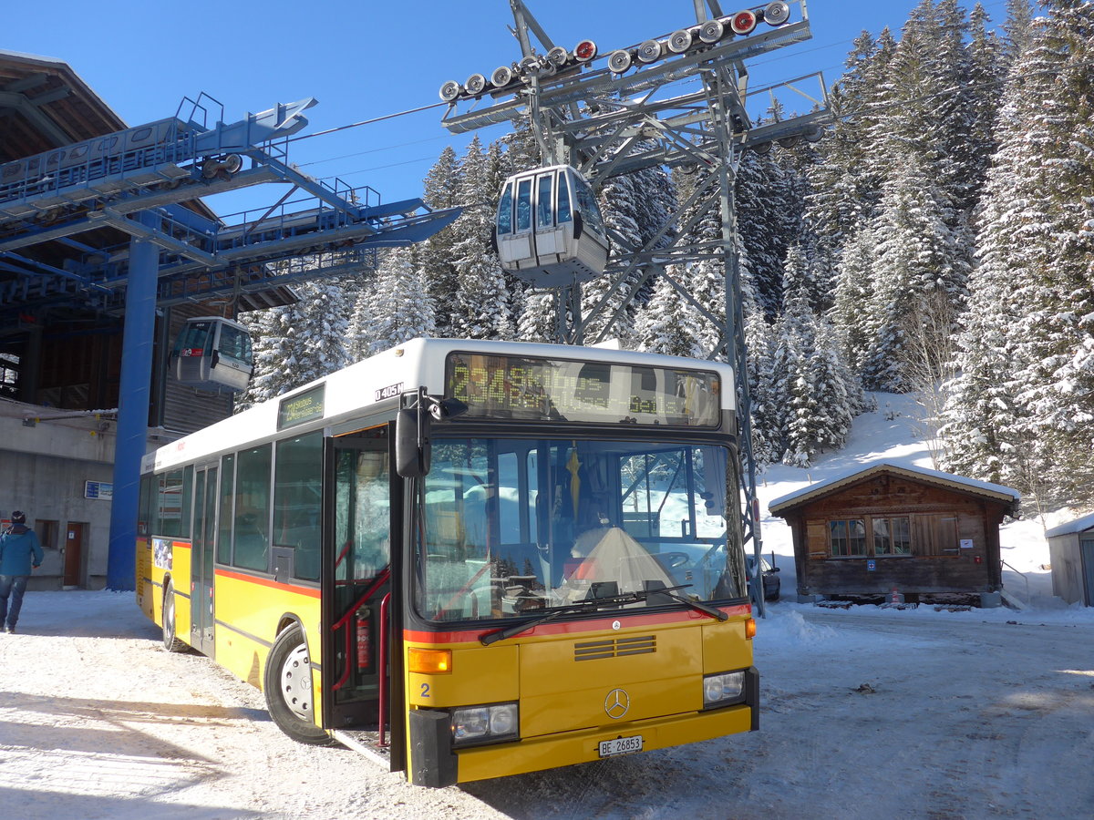 (178'010) - Portenier, Adelboden - Nr. 2/BE 26'853 - Mercedes (ex P 25'198; ex Anthamatten, Saas-Almagell) am 9. Januar 2017 in Adelboden, Bergl�ger