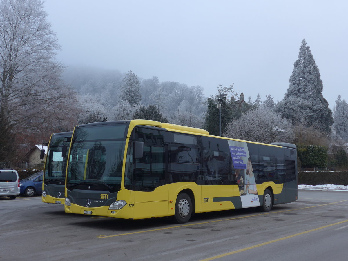 (178'156) - STI Thun - Nr. 179/BE 752'179 - Mercedes am 22. Januar 2017 bei der Schiffl�ndte Thun