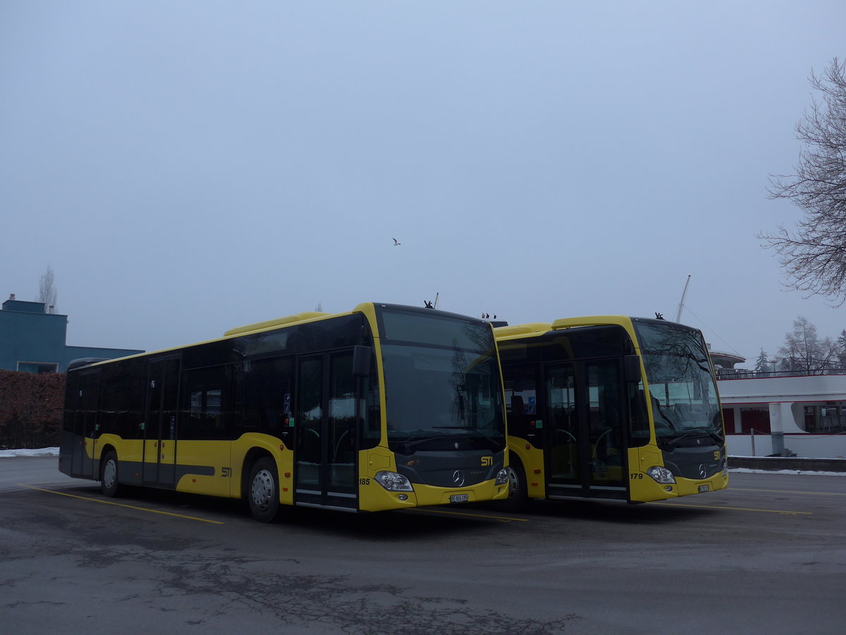 (178'158) - STI Thun - Nr. 185/BE 804'185 - Mercedes am 22. Januar 2017 bei der Schiffl�ndte Thun
