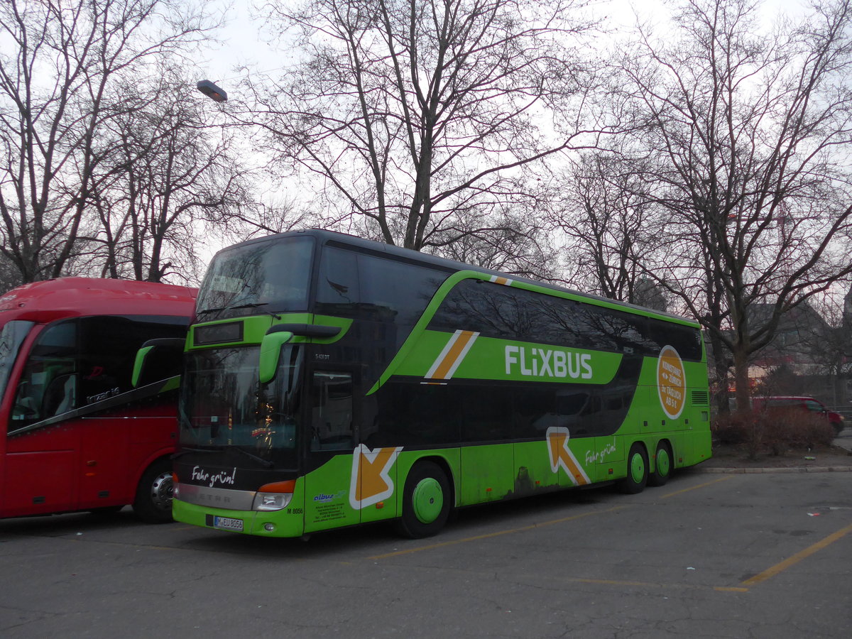(178'431) - Aus Deutschland: Albus, M�nchen - Nr. M8056/M-EU 8056 - Setra am 10. Februar 2017 in Z�rich, Sihlquai
