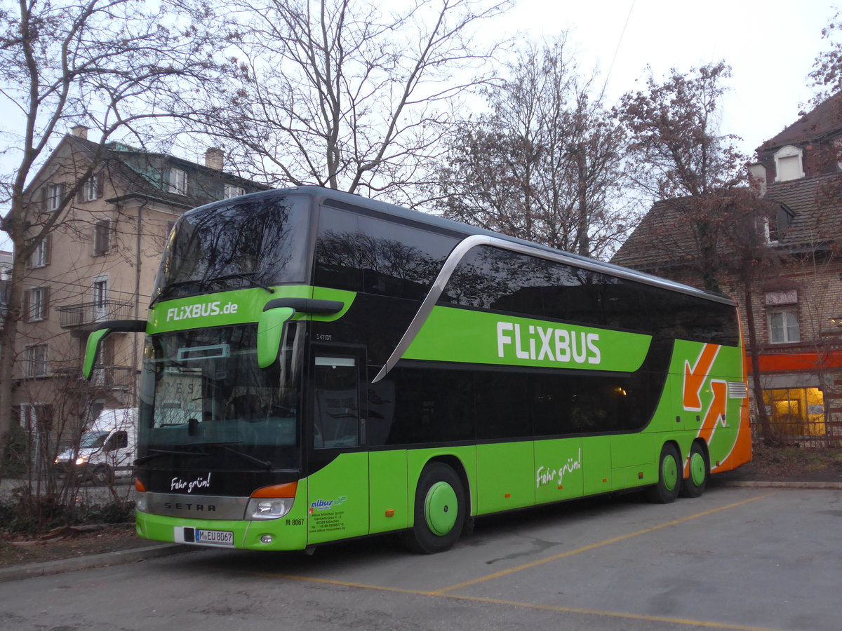 (178'437) - Aus Deutschland: Albus, M�nchen - Nr. M8067/M-EU 8067 - Setra am 10. Februar 2017 in Z�rich, Sihlquai