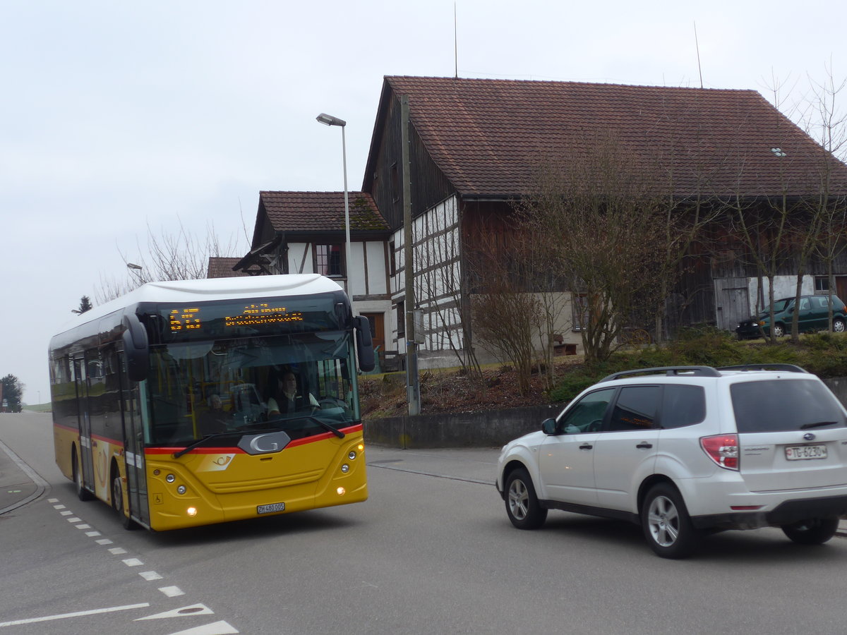 (178'482) - Mosser, Flaach - Nr. 289/ZH 480'005 - G�ppel am 10. Februar 2017 in Altikon, Br�ckenwaage