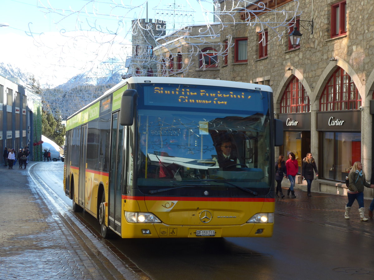(178'547) - PostAuto Graub�nden - GR 159'233 - Mercedes am 18. Februar 2017 in St. Moritz, Klinik Gut