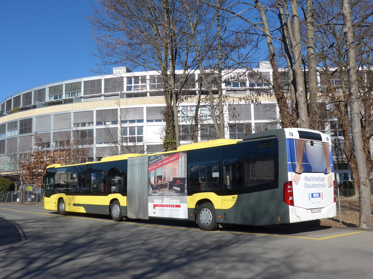 (178'650) - STI Thun - Nr. 161/BE 752'161 - Mercedes am 19. Februar 2017 bei der Schiffl�ndte Thun