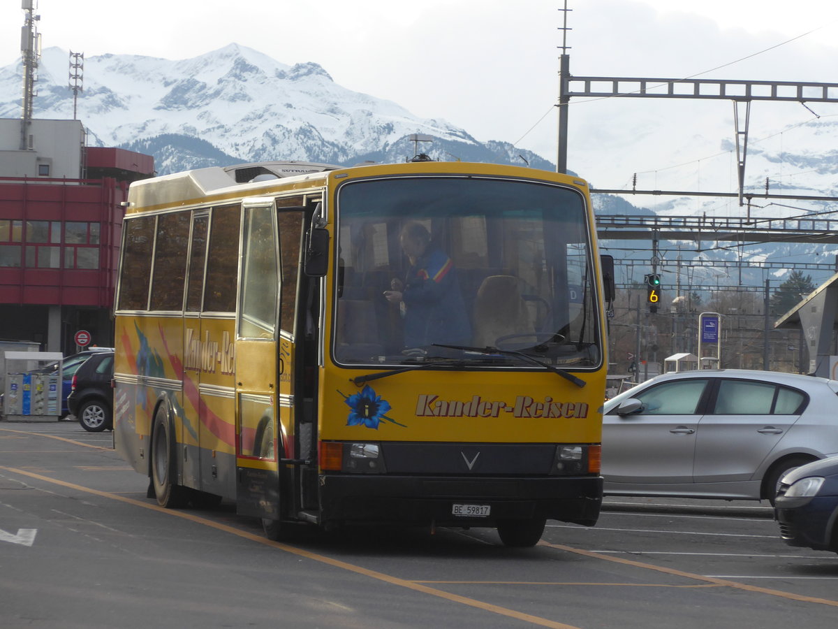(178'769) - Kander-Reisen, Frutigen - Nr. 6/BE 59'817 - Vetter (ex AVG Grindelwald Nr. 18) am 4. M�rz 2017 in Thun, CarTerminal