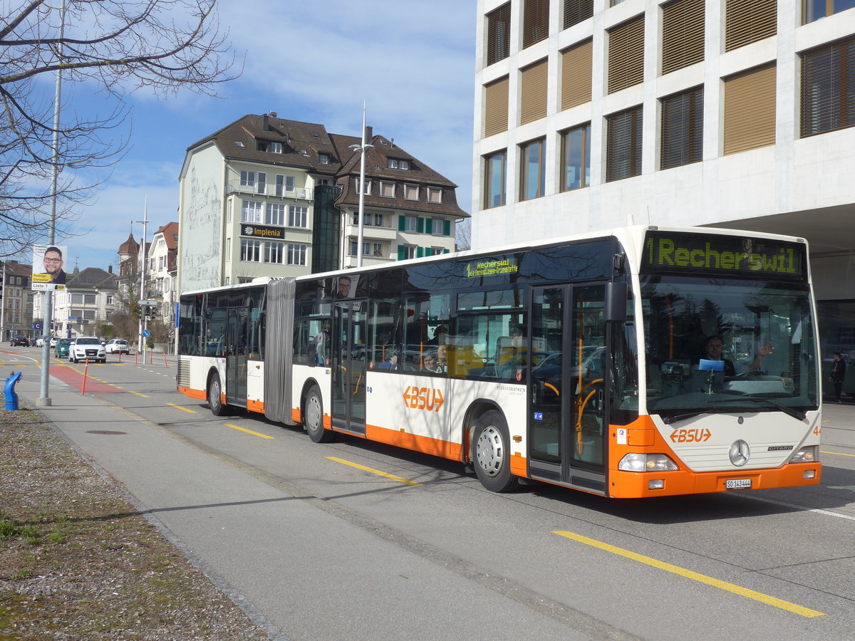 (178'813) - BSU Solothurn - Nr. 44/SO 143'444 - Mercedes am 4. M�rz 2017 beim Hauptbahnhof Solothurn