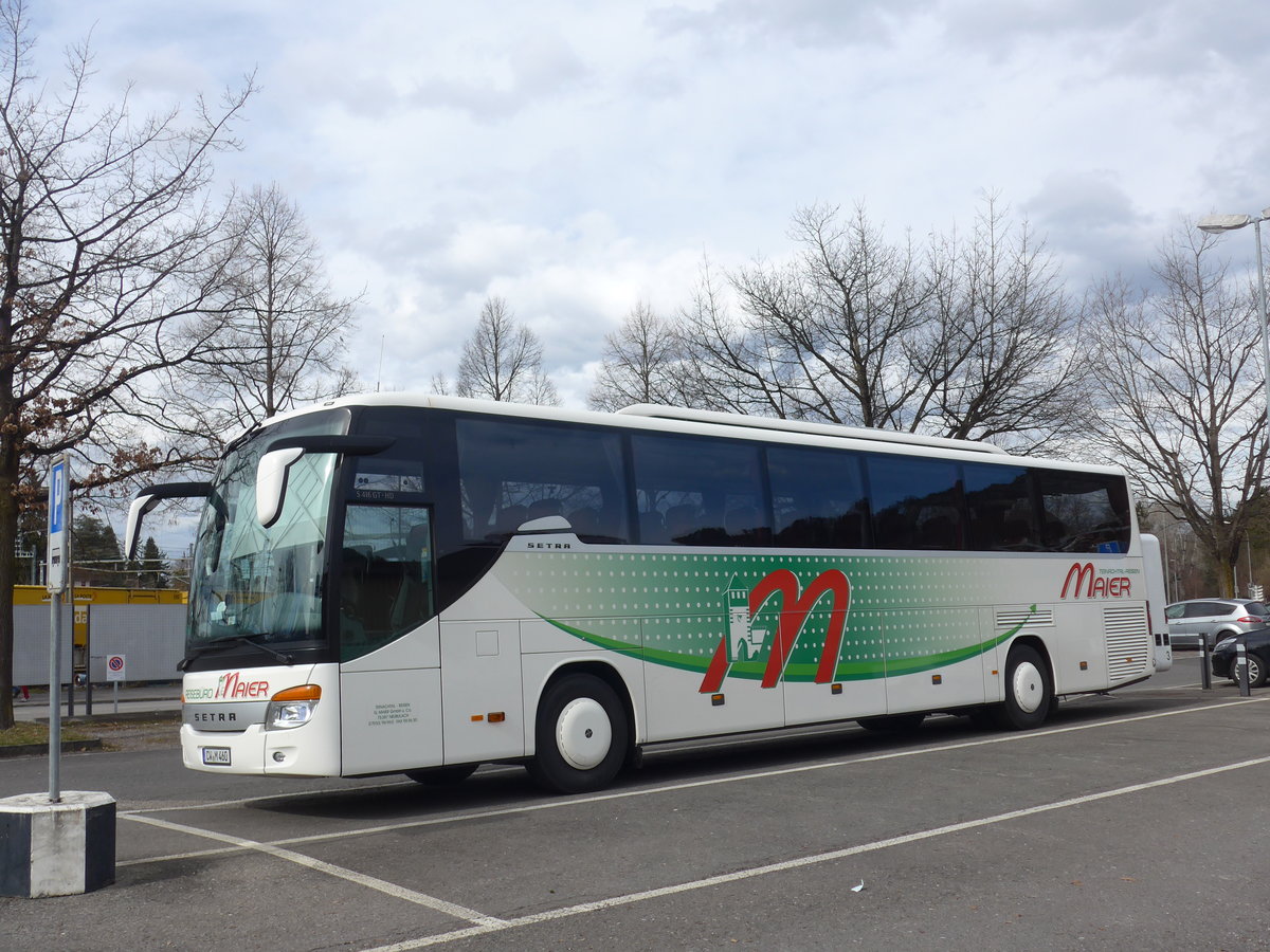 (178'834) - Aus Deutschland: Maier, Neubulach - CW-M 460 - Setra am 4. M�rz 2017 in Thun, Seestrasse