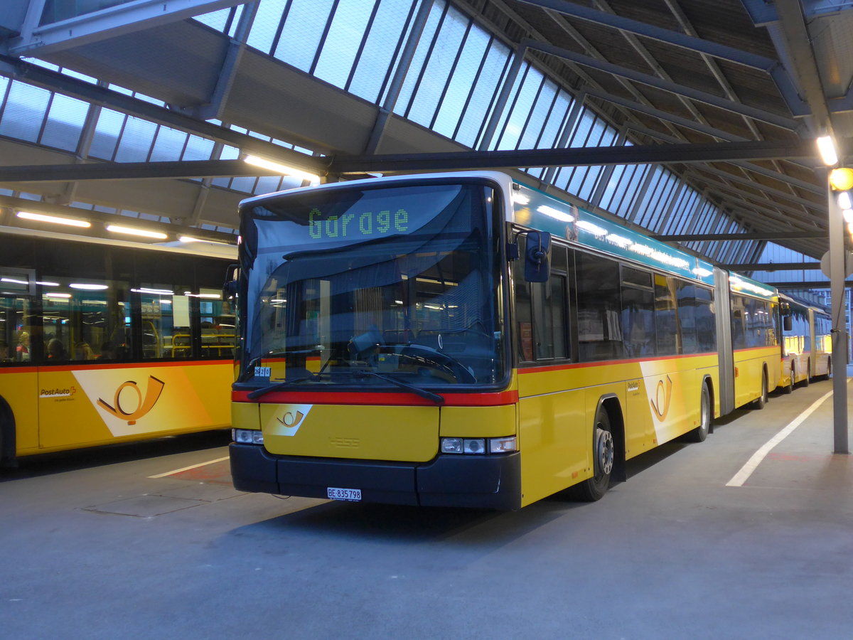 (178'836) - PostAuto Bern - Nr. 798/BE 835'798 - Volvo/Hess (ex Bernmobil, Bern Nr. 262) am 4. M�rz 2017 in Bern, Postautostation