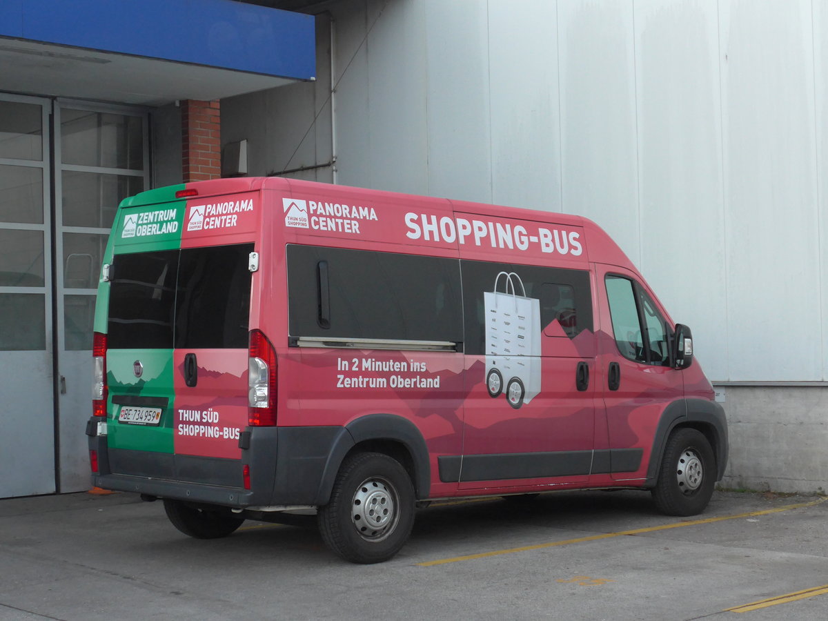 (178'983) - Shopping-Bus, Thun - BE 734'959 - Fiat am 17. M�rz 2017 in Thun, Rosenau