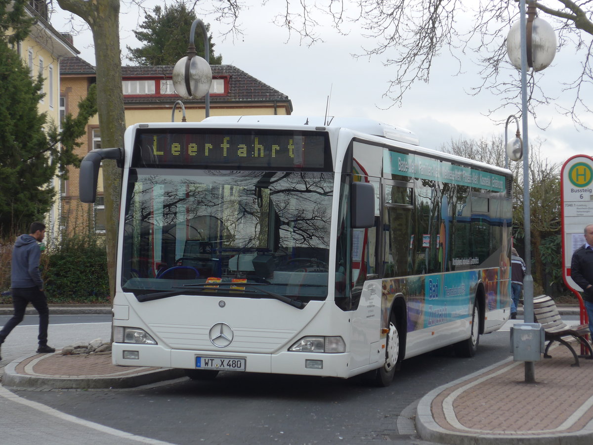 (179'010) - B�chle, Waldshut - WT-X 480 - Mercedes am 20. M�rz 2017 beim Bahnhof Waldshut