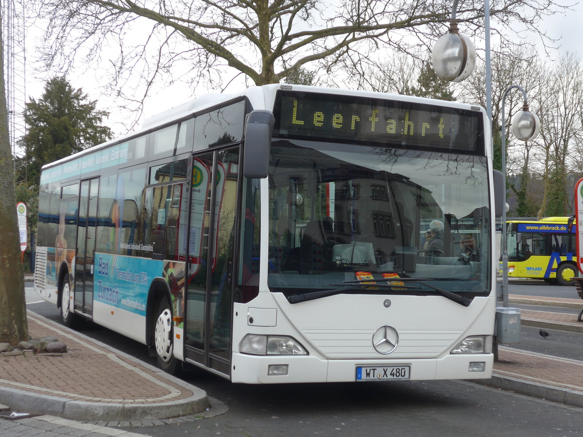 (179'011) - B�chle, Waldshut - WT-X 480 - Mercedes am 20. M�rz 2017 beim Bahnhof Waldshut