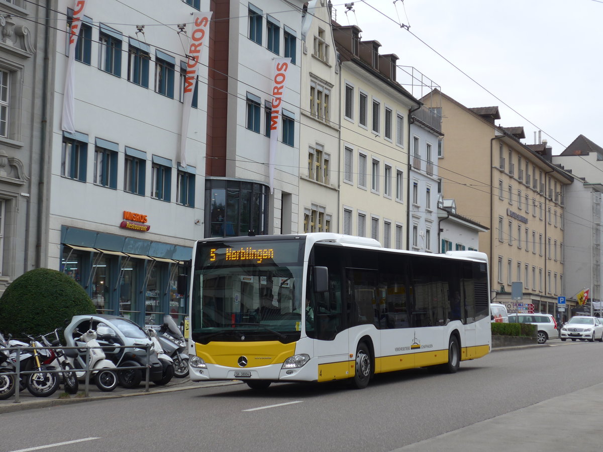 (179'030) - VBSH Schaffhausen - Nr. 4/SH 38'004 - Mercedes am 20. M�rz 2017 beim Bahnhof Schaffhausen
