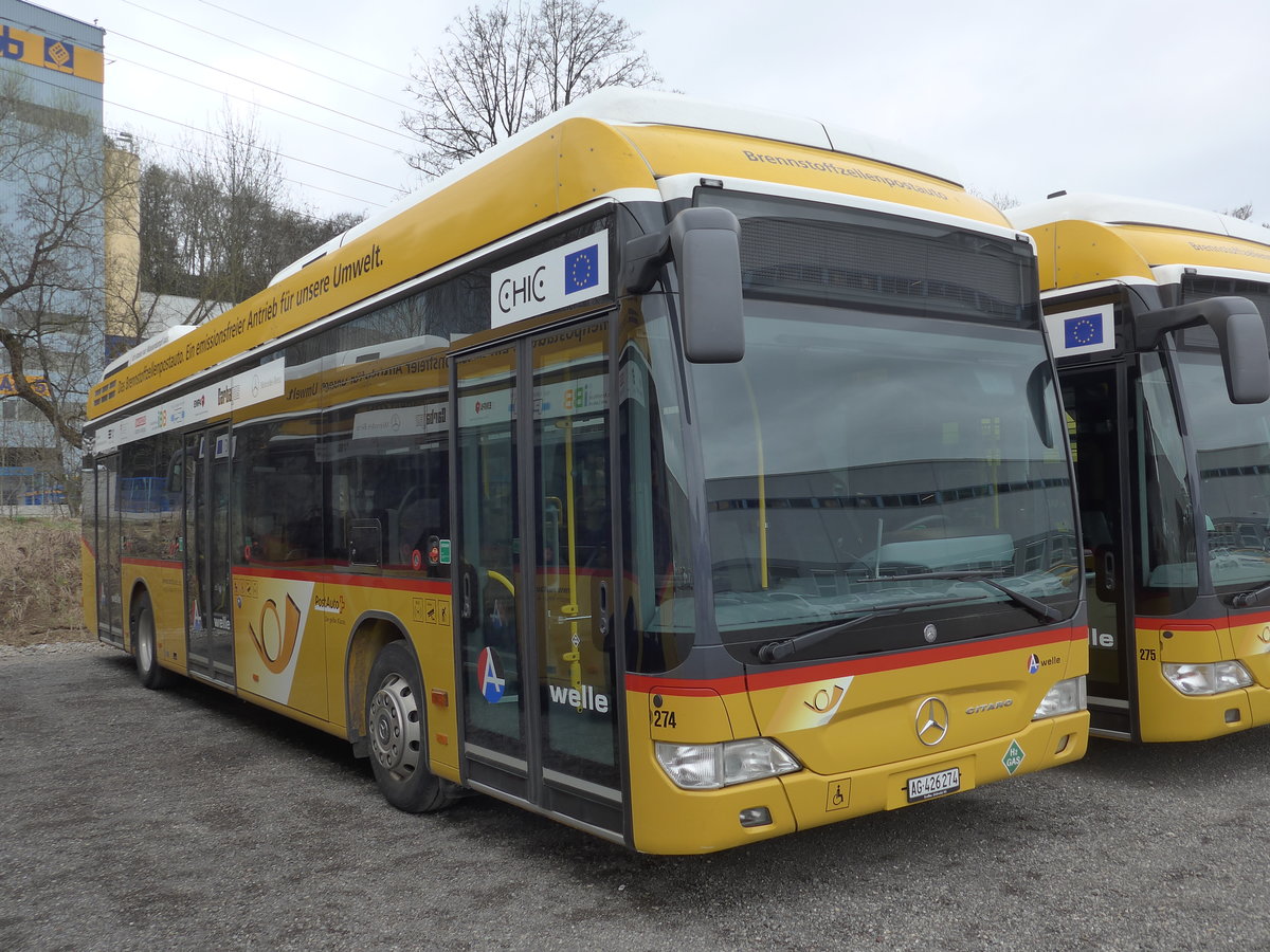 (179'058) - Voegtlin-Meyer, Brugg - Nr. 274/AG 426'274 - Mercedes am 20. M�rz 2017 in Kloten, EvoBus
