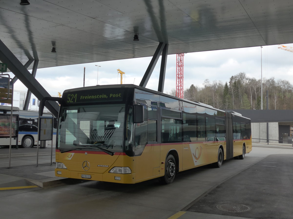 (179'085) - PostAuto Z�rich - Nr. 200/ZH 781'111 - Mercedes (ex Moser, Flaach Nr. 200; ex Moser, Flaach Nr. 23) am 20. M�rz 2017 in Z�rich, Flughafen