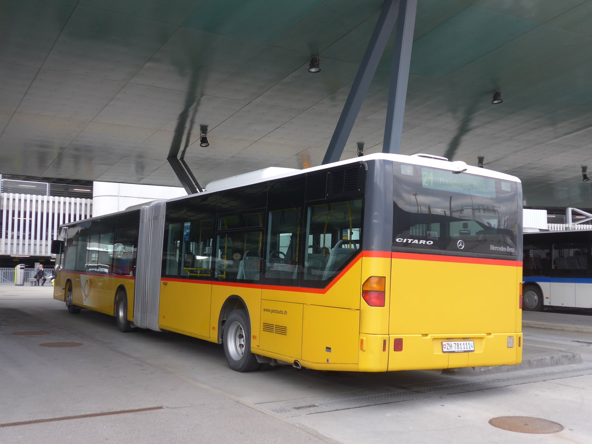 (179'086) - PostAuto Z�rich - Nr. 200/ZH 781'111 - Mercedes (ex Moser, Flaach Nr. 200; ex Moser, Flaach Nr. 23) am 20. M�rz 2017 in Z�rich, Flughafen