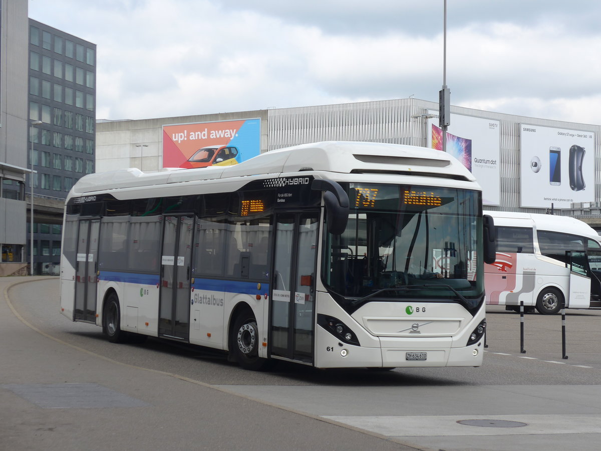 (179'090) - Welti-Furrer, Bassersdorf - Nr. 61/ZH 634'610 - Volvo am 20. M�rz 2017 in Z�rich, Flughafen