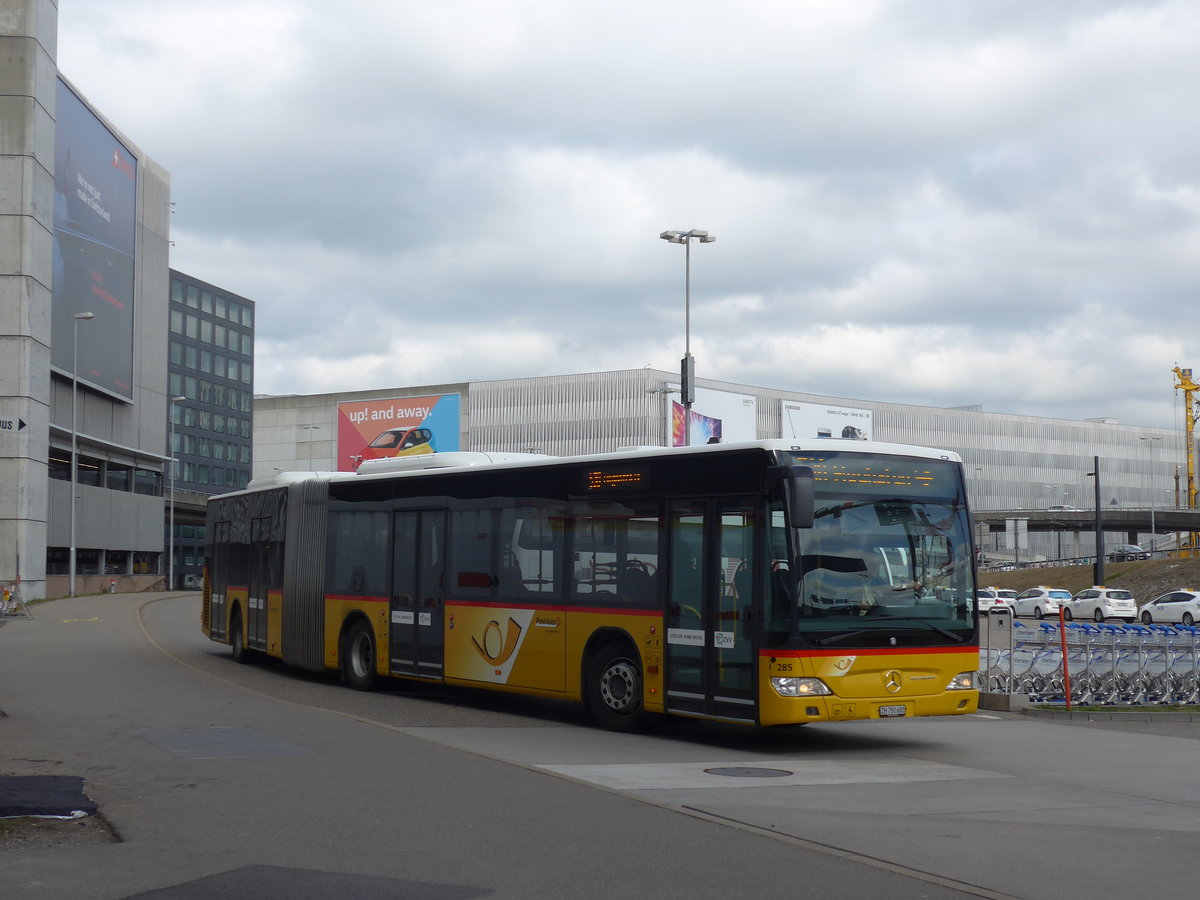 (179'095) - PostAuto Z�rich - Nr. 285/ZH 780'688 - Mercedes am 20. M�rz 2017 in Z�rich, Flughafen
