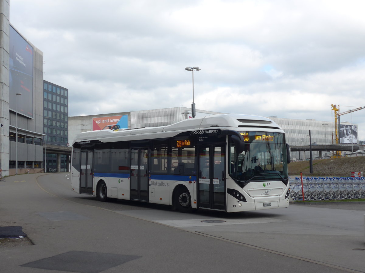(179'097) - Welti-Furrer, Bassersdorf - Nr. 56/ZH 634'607 - Volvo am 20. M�rz 2017 in Z�rich, Flughafen