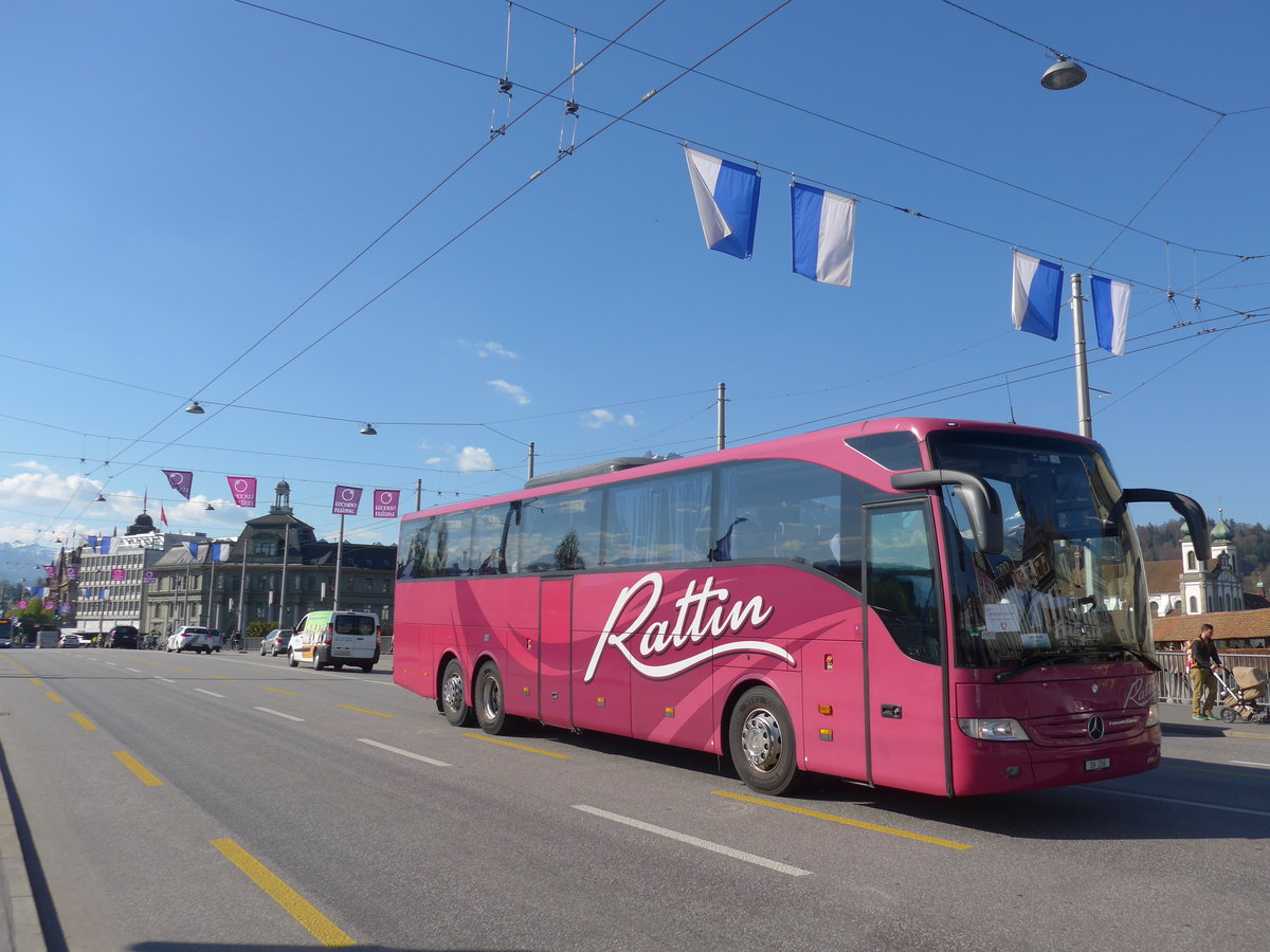 (179'433) - Rattin, Neuhausen - Nr. 6/SH 206 - Mercedes am 10. April 2017 in Luzern, Bahnhofbr�cke