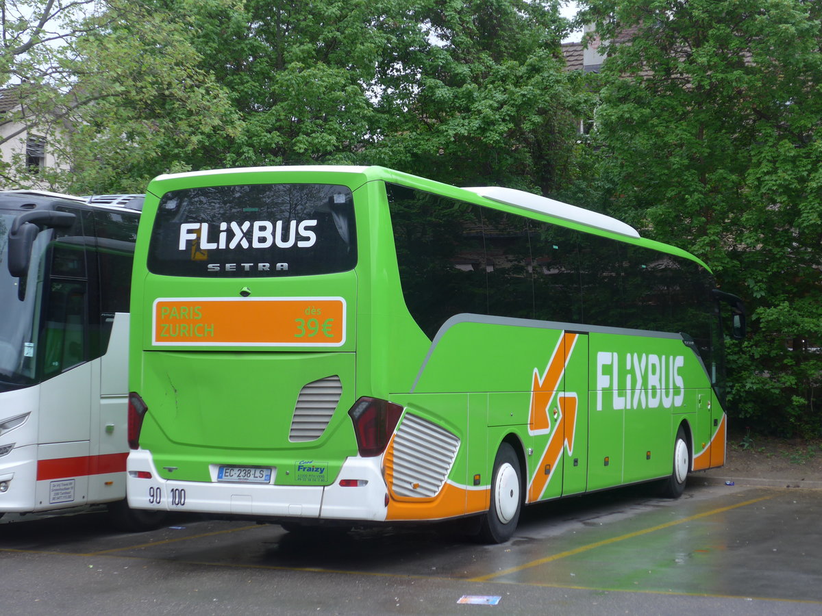 (179'611) - Aus Frankreich: Flixbus - EC 238 LS - Setra am 16. April 2017 in Z�rich, Sihlquai