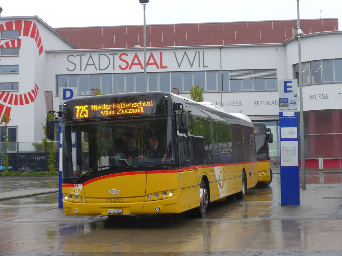 (179'706) - Schmidt, Oberb�ren - SG 397'502 - Solaris am 26. April 2017 beim Bahnhof Wil