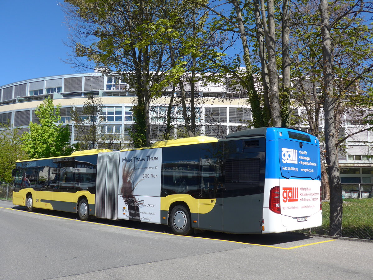 (179'919) - STI Thun - Nr. 182/BE 804'182 - Mercedes am 30. April 2017 bei der Schiffl�ndte Thun