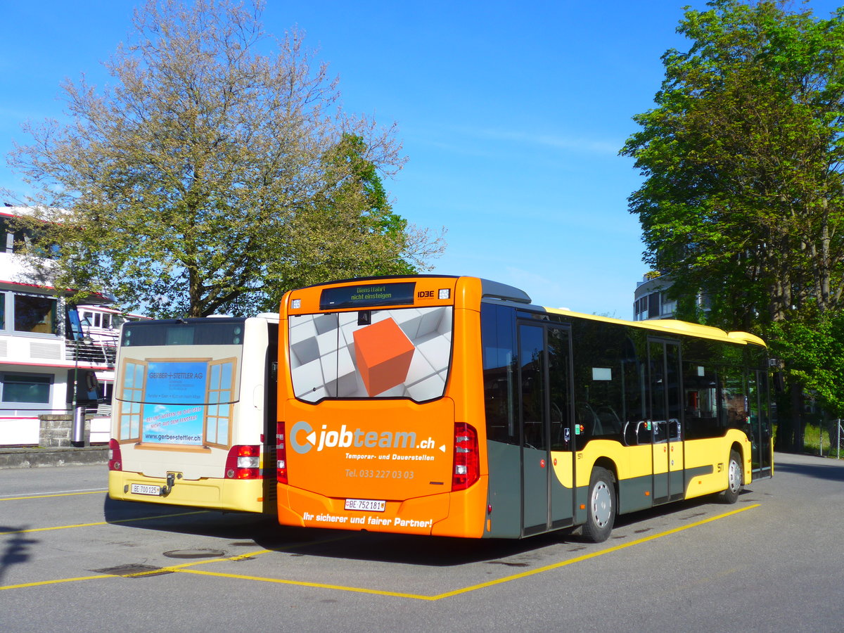 (180'136)- STI Thun - Nr. 181/BE 752'181 - Mercedes am 15. Mai 2017 bei der Schiffl�ndte Thun