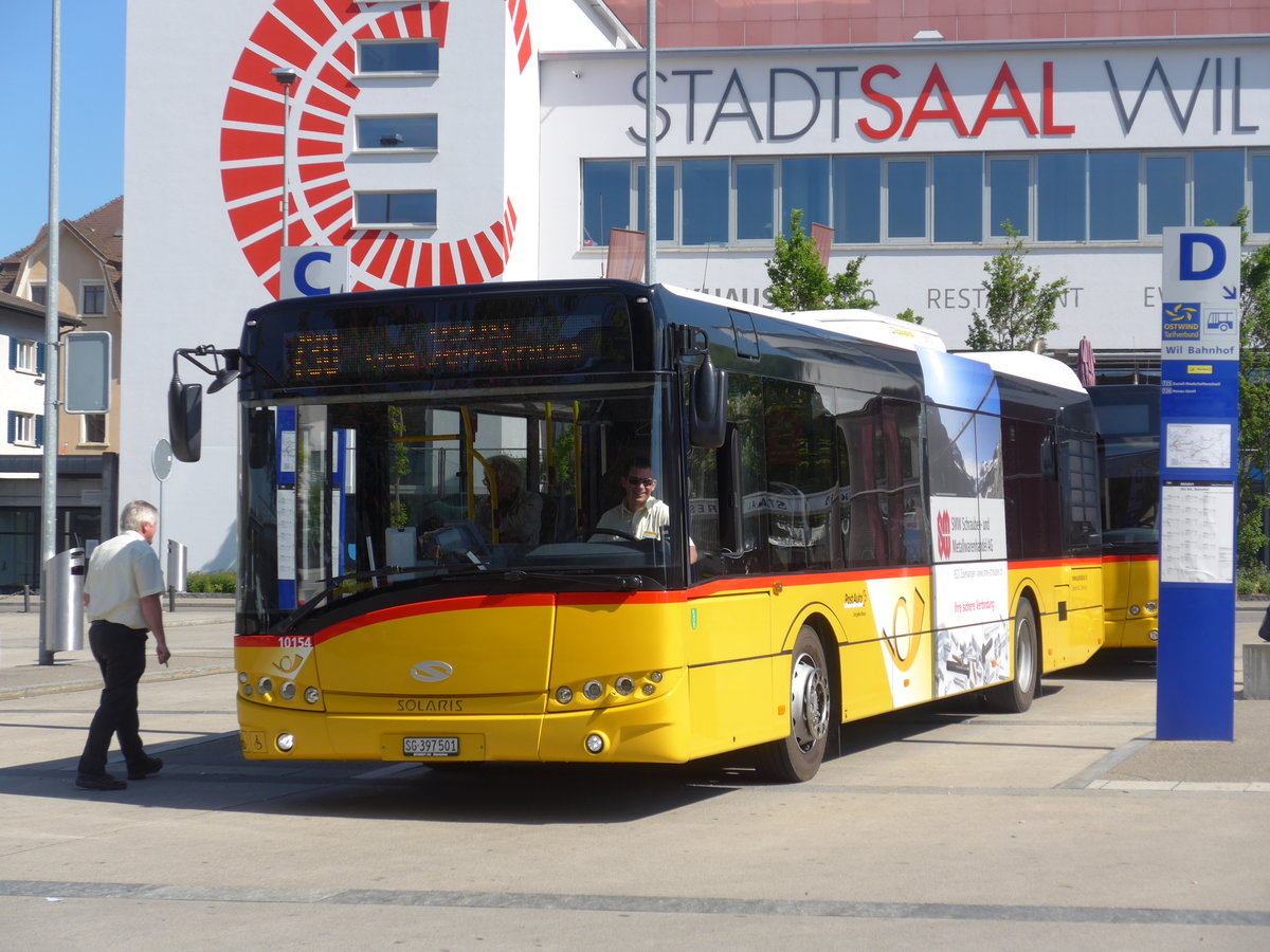 (180'172) - Schmidt, Oberb�ren - SG 397'501 - Solaris am 21. Mai 2017 beim Bahnhof Wil