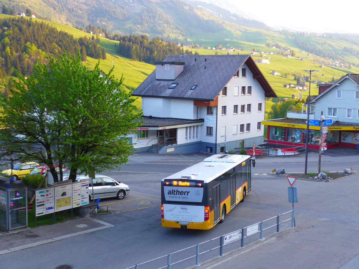 (180'286) - PostAuto Ostschweiz - SG 356'506 - Mercedes (ex Schmidt, Oberb�ren) am 21. Mai 2017 in Wildhaus, Dorf