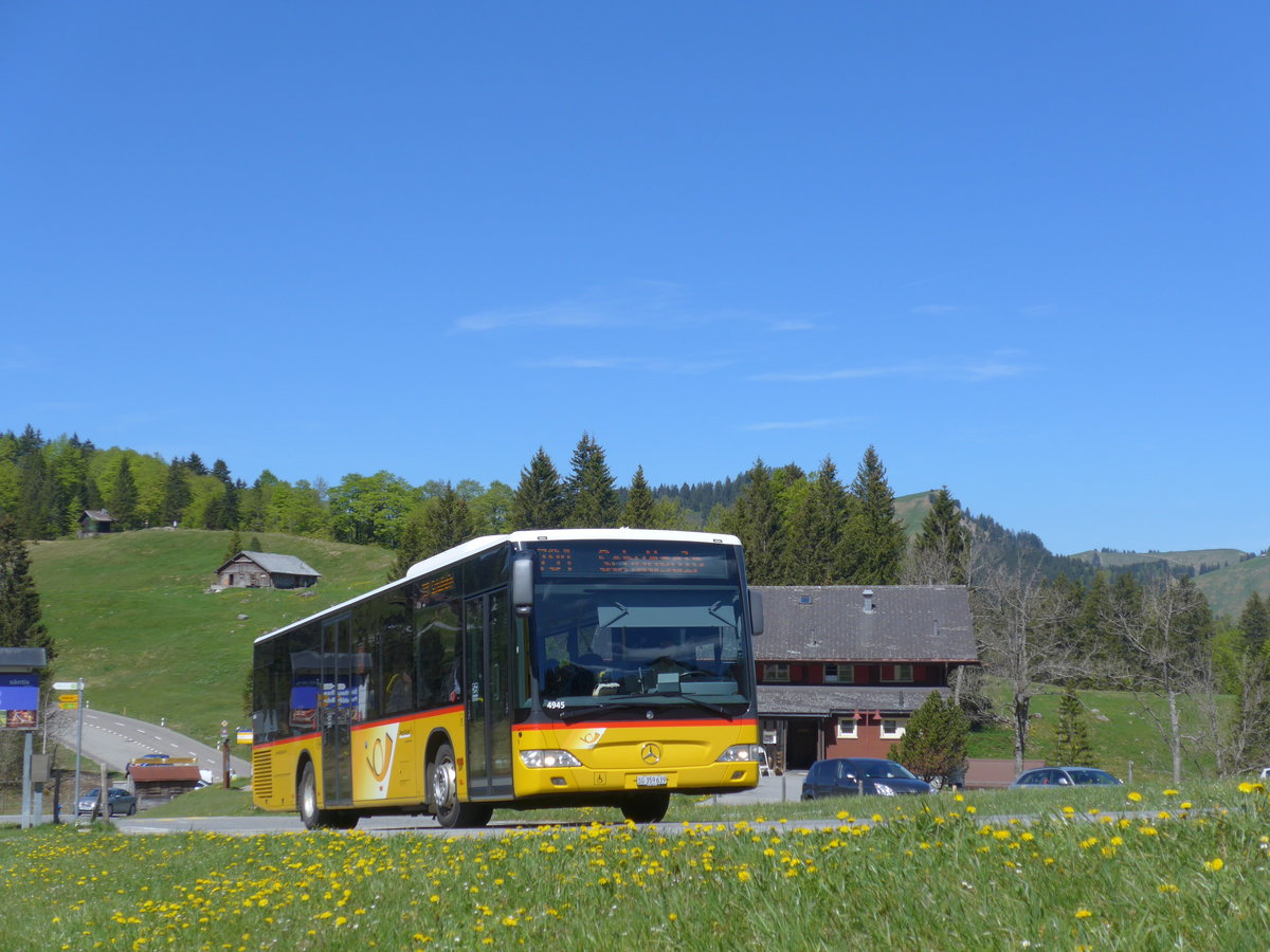 (180'317) - PostAuto Ostschweiz - SG 359'639 - Mercedes (ex Abderhalden, Wildhaus) am 22. Mai 2017 in Schw�galp, Passh�he