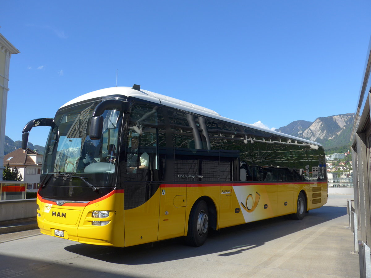 (180'406) - PostAuto Graub�nden - GR 173'204 - MAN am 22. Mai 2017 in Chur, Postautostation