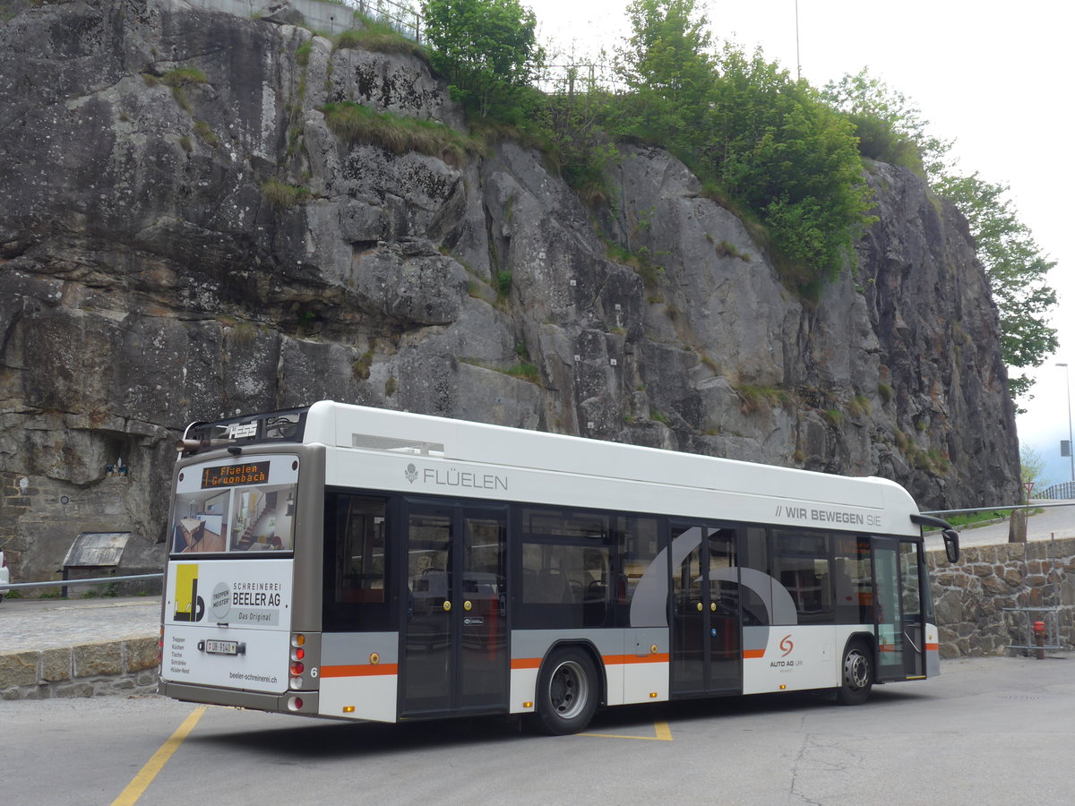 (180'685) - AAGU Altdorf - Nr. 6/UR 9140 - Hess am 24. Mai 2017 beim Bahnhof G�schenen