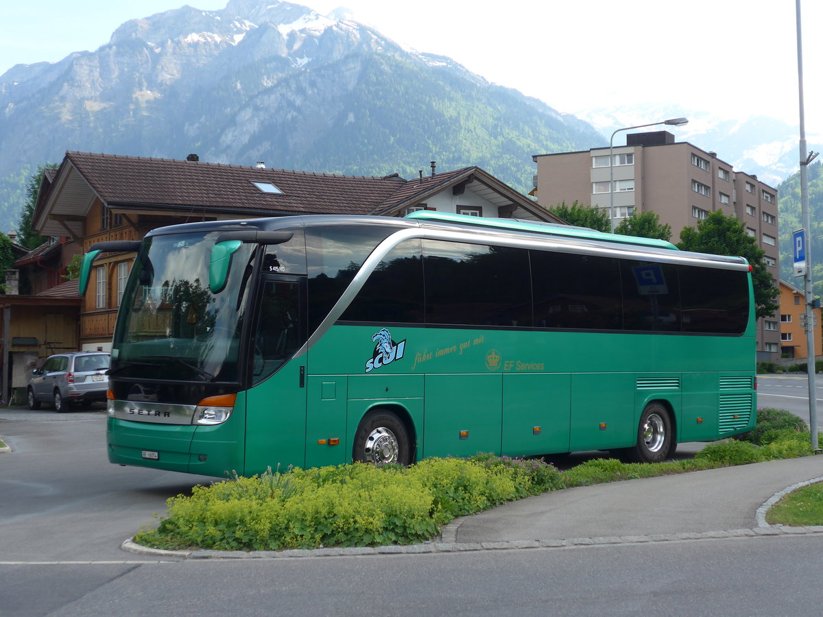 (180'756) - EF Services, W�renlos - BE 66'054 - Setra am 24. Mai 2017 in Matten, Carparkplatz