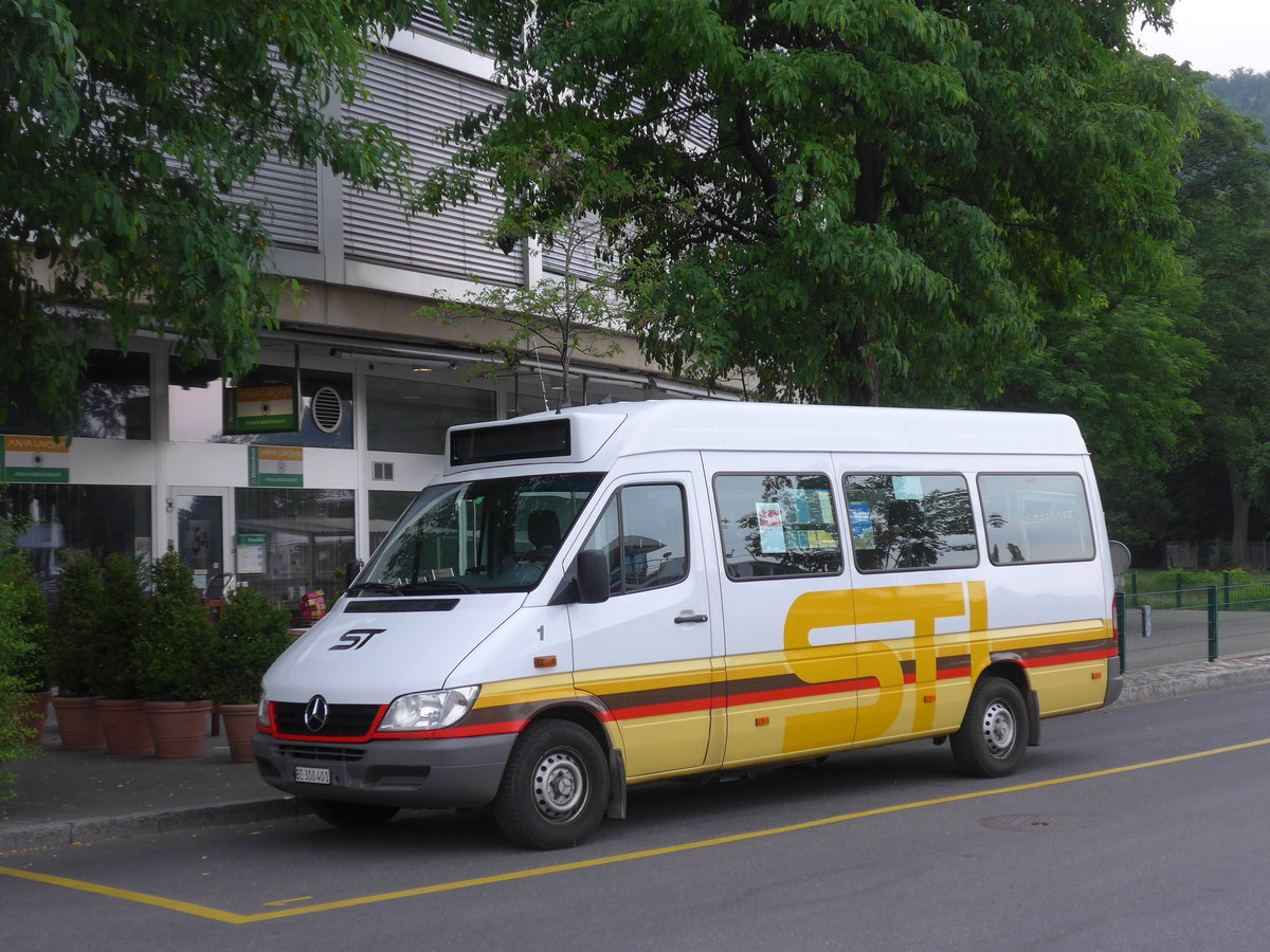 (181'237) - STI Thun - Nr. 1/BE 300'401 - Mercedes am 24. Juni 2017 bei der Schiffl�ndte Thun