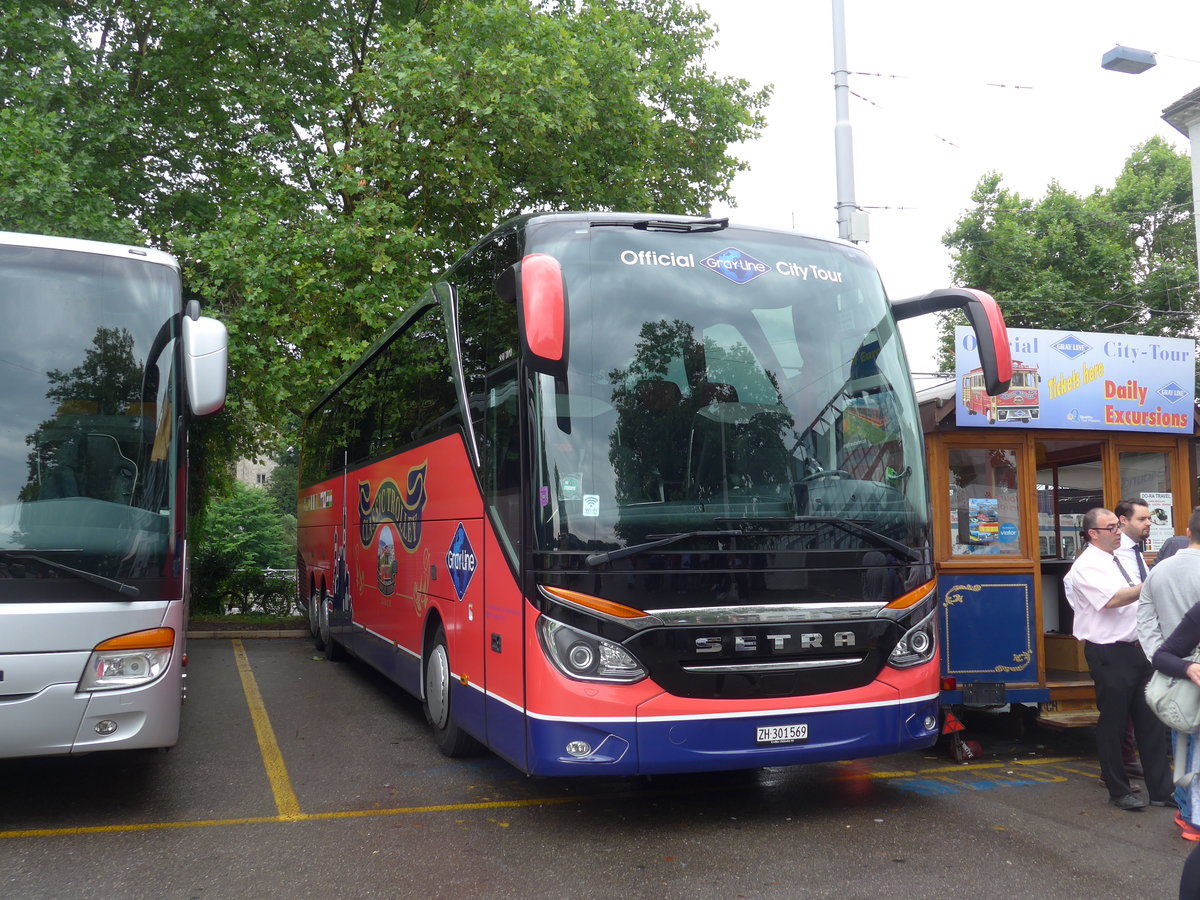(181'901) - Meier, Z�rich - ZH 301'569 - Setra am 10. Juli 2017 in Z�rich, Sihlquai