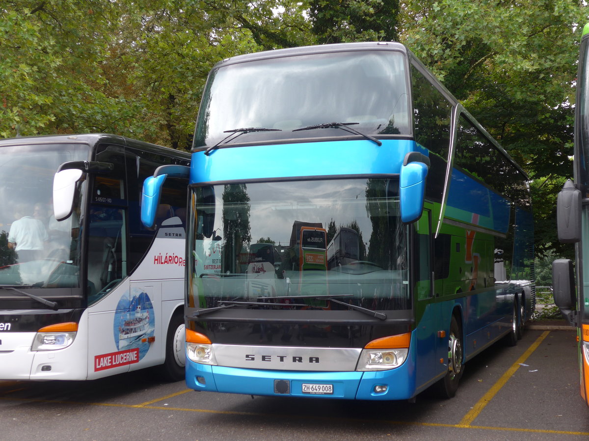 (181'902) - Meier, Z�rich - ZH 649'008 - Setra am 10. Juli 2017 in Z�rich, Sihlquai