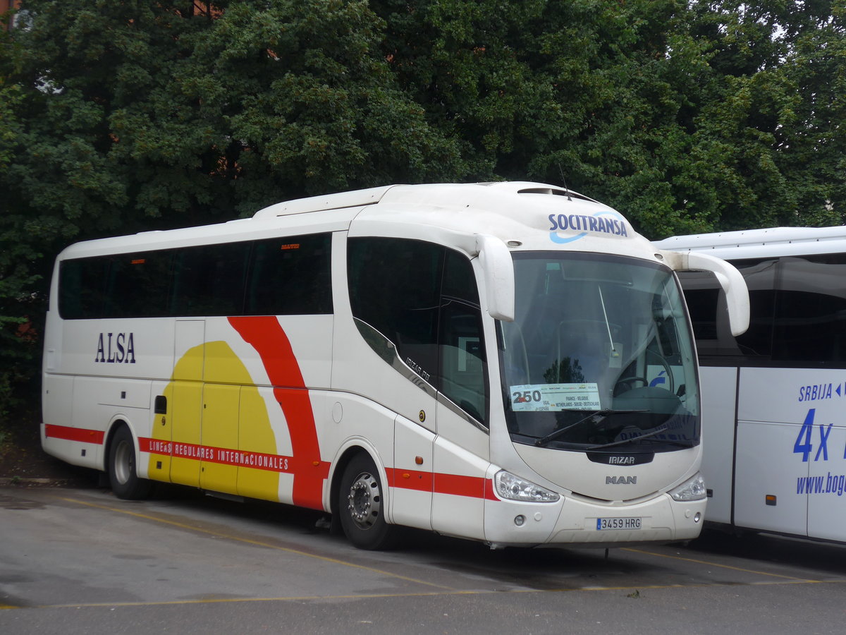 (181'909) - Aus Spanien: Socitransa, Pazos - 3459 HRG - MAN/Irizar am 10. Juli 2017 in Z�rich, Sihlquai