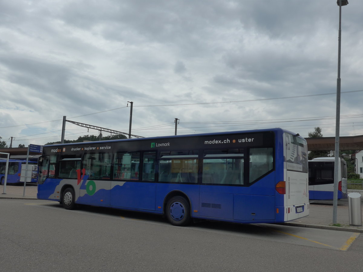 (181'948) - VZO Gr�ningen - Nr. 18/ZH 41'418 - Mercedes am 10. Juli 2017 beim Bahnhof Wetzikon