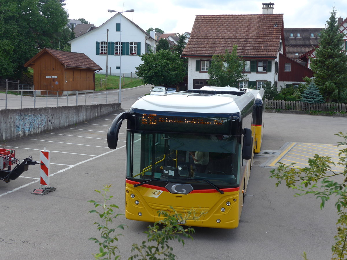 (181'998) - Moser, Flaach - Nr. 289/ZH 480'005 - G�ppel am 10. Juli 2017 in Altikon, Br�ckenwaage