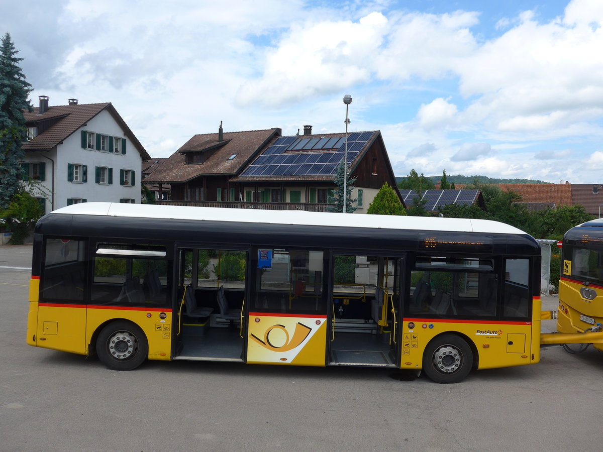 (182'001) - Moser, Flaach - Nr. 290/ZH 812'865 - G�ppel Personenanh�nger am 10. Juli 2017 in Altikon, Br�ckenwaage
