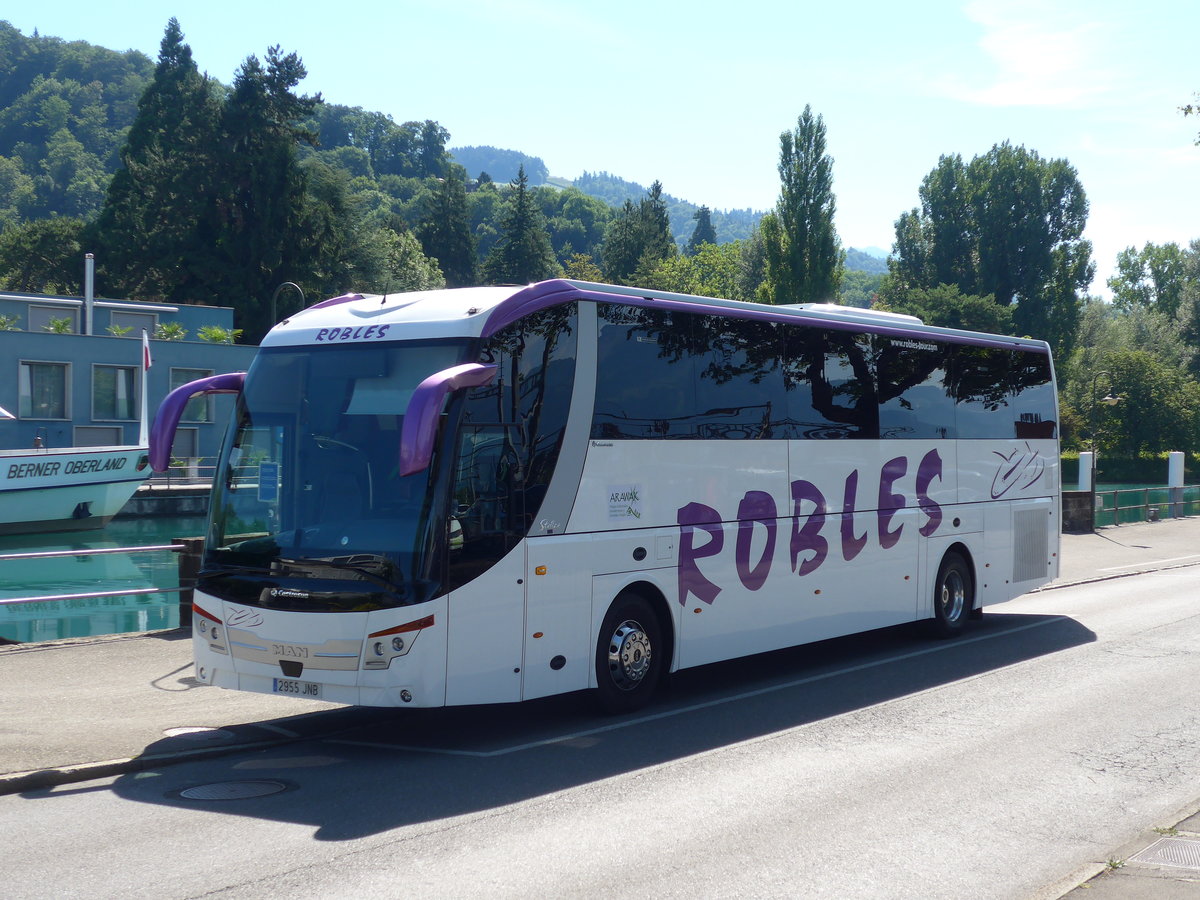 (182'149) - Aus Spanien: Robles, Morc�n - 2955 JNB - MAN/Castrosua am 17. Juli 2017 bei der Schiffl�ndte Thun