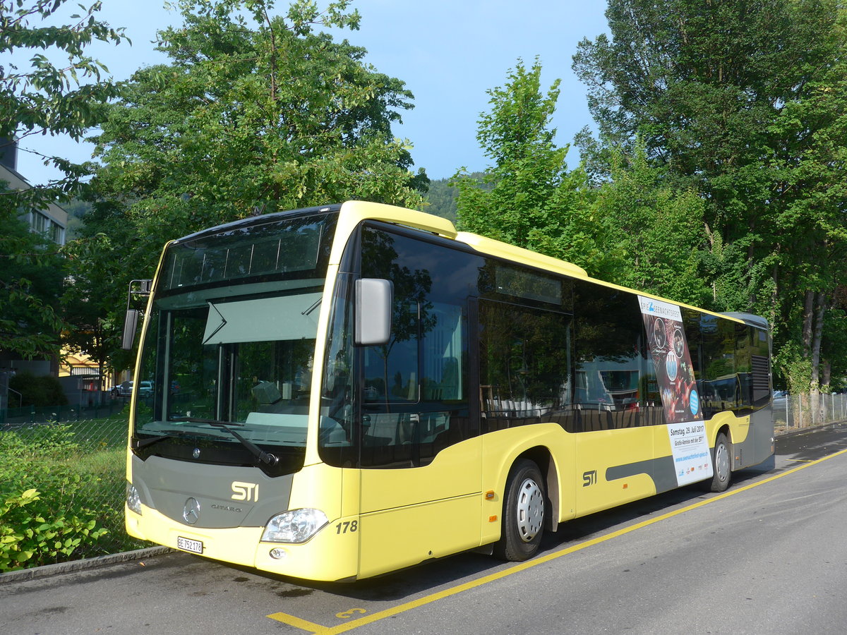 (182'151) - STI Thun - Nr. 178/BE 752'178 - Mercedes am 18. Juli 2017 bei der Schiffl�ndte Thun