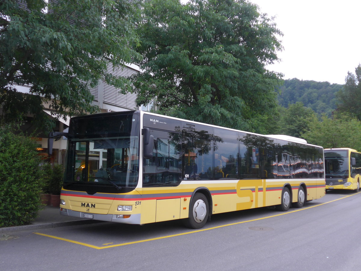 (182'174) - STI Thun - Nr. 131/BE 801'131 - MAN am 22. Juli 2017 bei der Schiffl�ndte Thun