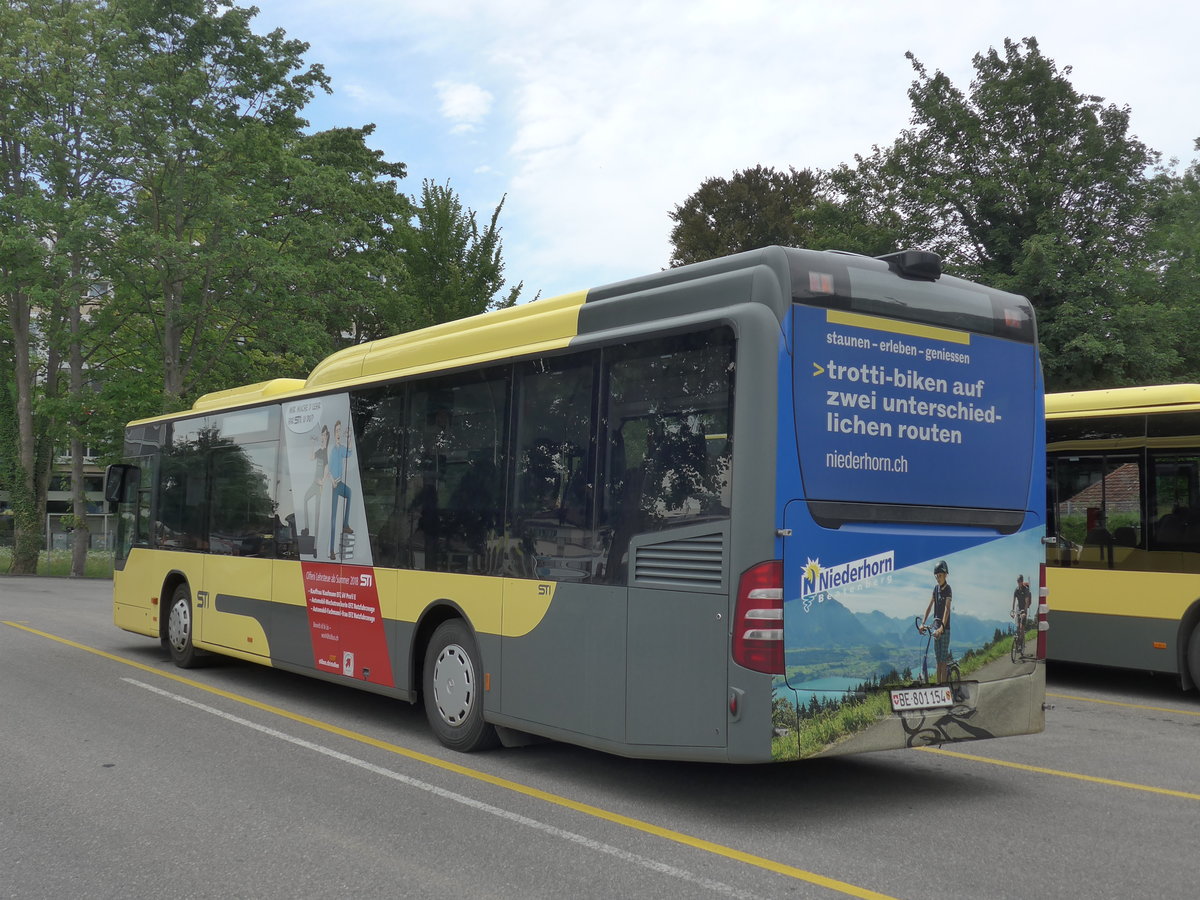 (182'403) - STI Thun - Nr. 154/BE 801'154 - Mercedes am 30. Juli 2017 bei der Schiffl�ndte Thun