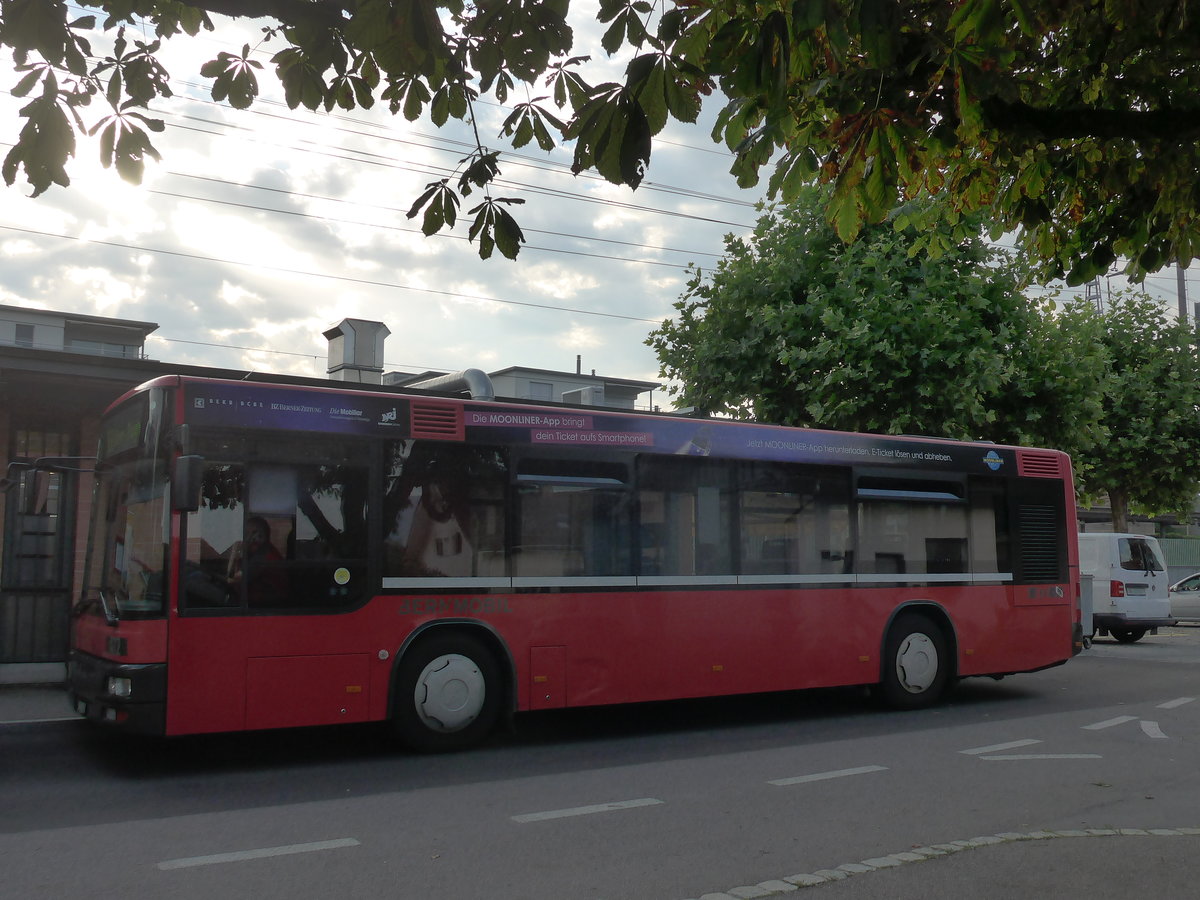 (182'500) - Bernmobil, Bern - Nr. 472/BE 716'472 - MAN/G�ppel (ex Peyer, Niederwangen Nr. 72) am 2. August 2017 beim Bahnhof Rubigen