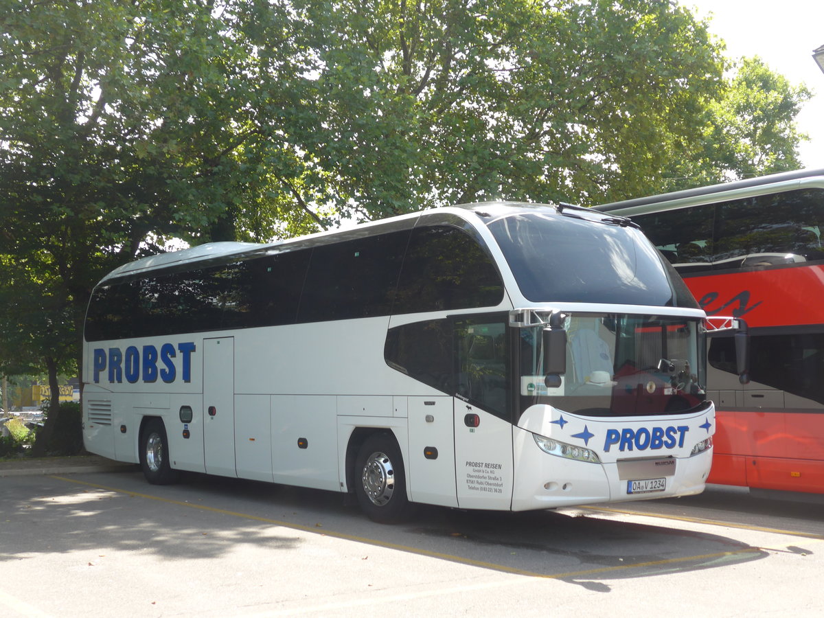 (182'627) - Aus Deutschland: Probst, Rubi - OA-V 1234 - Neoplan am 3. August 2017 in Z�rich, Sihlquai