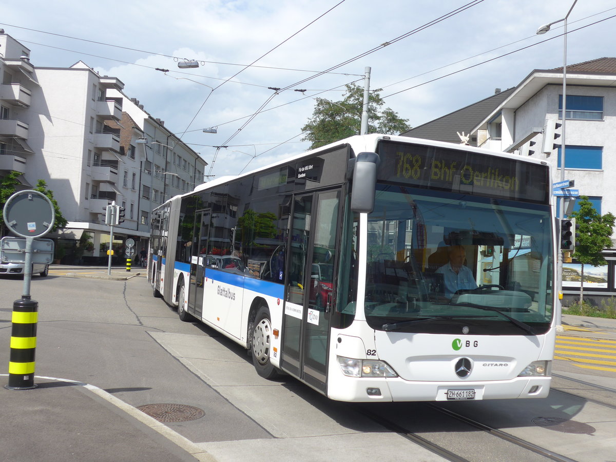 (182'647) - Welti-Furrer, Bassersdorf - Nr. 82/ZH 661'182 - Mercedes am 3. August 2017 beim Bahnhof Z�rich-Oerlikon