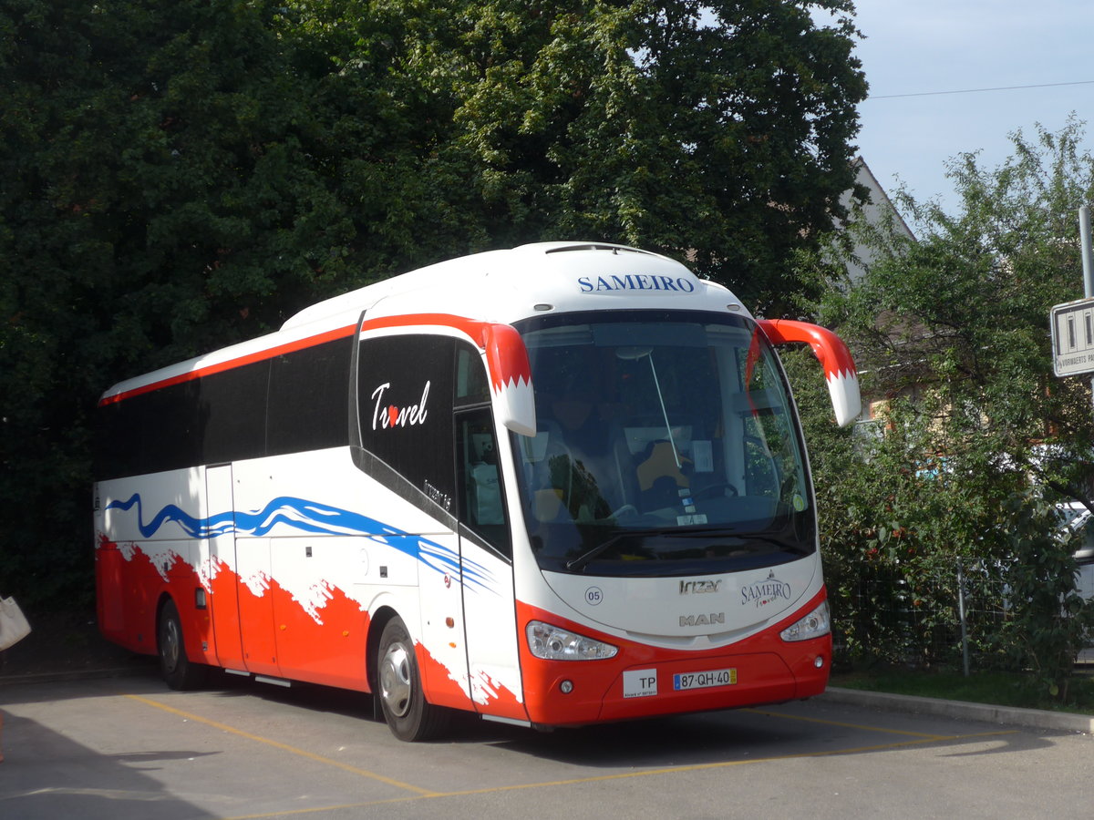 (182'682) - Aus Portugal: Sameiro, Braga - Nr. 5/87-QH-40 - MAN/Irizar am 3. August 2017 in Z�rich, Sihlquai