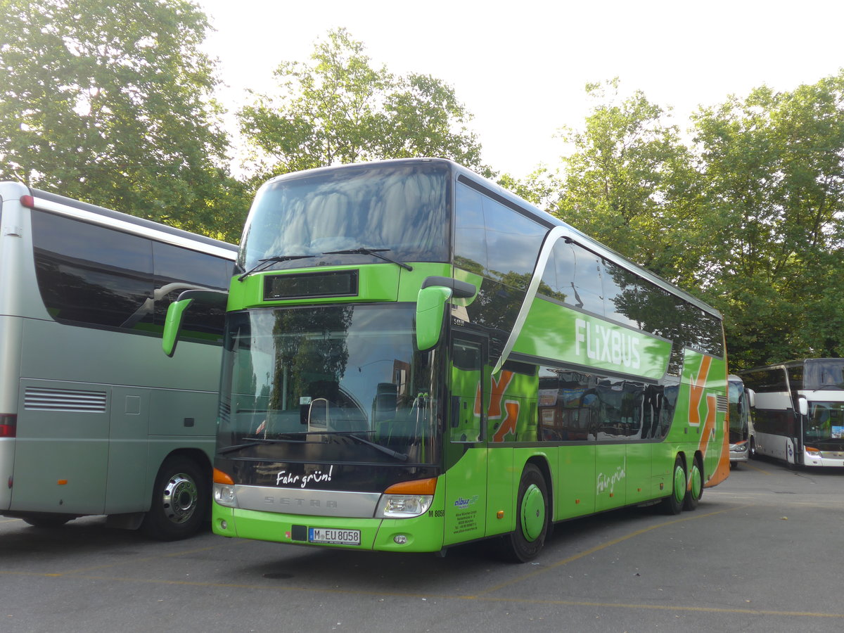 (182'701) - Aus Deutschland: Albus, M�nchen - Nr. M8058/M-EU 8058 - Setra am 5. August 2017 in Z�rich, Sihlquai
